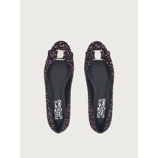 Varina Ballet Flats - Black/Multicolor