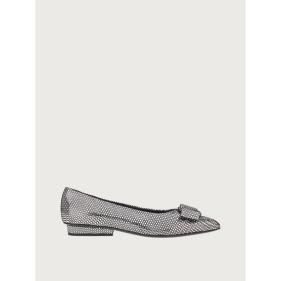 Viva Ballet Flats - Silver/Black