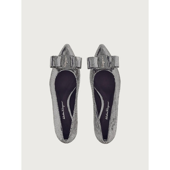 Viva Ballet Flats - Silver/Black