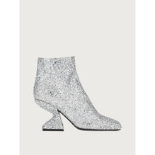 F-Heel Ankle Boots - Silver