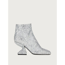 F-Heel Ankle Boot - Ladies - Silver