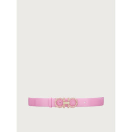 Adjustable Gancini Belt - Flamingo