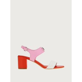 Gancini Sandals - White/Flamingo