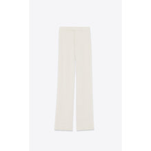 Pants In Satin Crepe - Craie