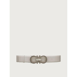 Adjustable Gancini Belt - Rhinoceros Grey