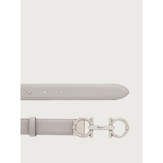 Adjustable Gancini Belt - Rhinoceros Grey