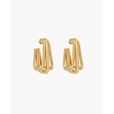 Bo 3 Anneaux Gm Brass Metal - Dore