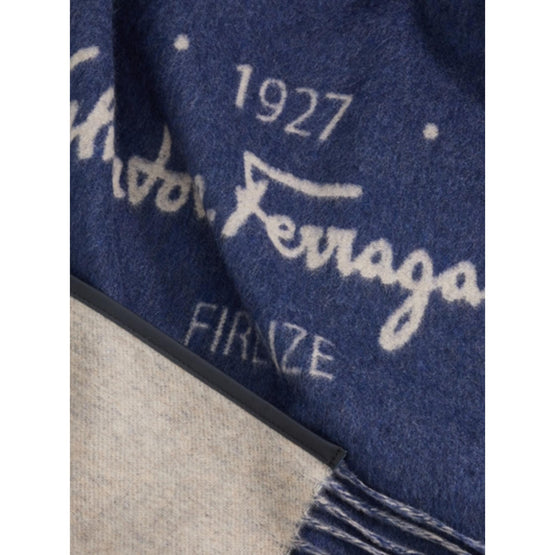 1927 Salvatore Ferragamo Cape - Denim/Dove Gray