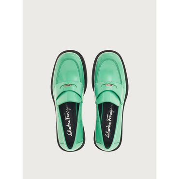Penny Loafer - Ladies - Fresh Mint/Black