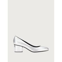 Mirrored Heel Pumps Shoe - Silver