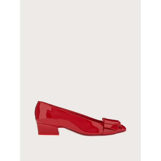 Gancini Pumps Shoe - Lipstick Red