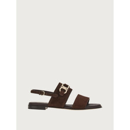 Gancini Sandals - Dark Brown