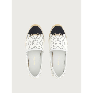 Gancini Galore Espadrilles - White