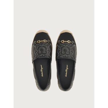 Gancini Galore Espadrilles - Black