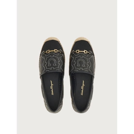 Gancini Galore Espadrilles - Black