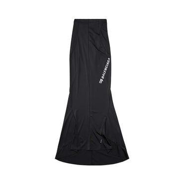 Activewear Mermaid Skirt - Black