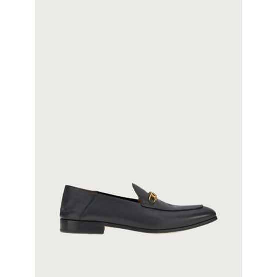 Moccasin with Gancini Ornament - Black