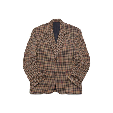 Tailored Knitted Jacket - Beige