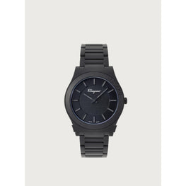 Gancini Gent 41mm Watch - Ip Black/Grey