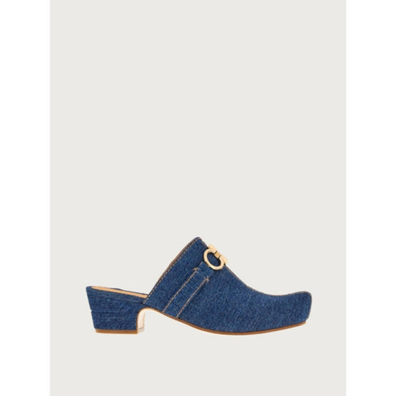 Gancini Mule - Navy Blue