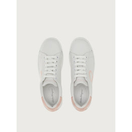 Gancini Sneakers - White/Powder Rose