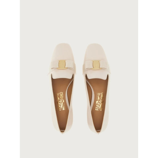 Vara Bow Loafers - Bone