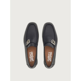 Moccasin with Gancini Ornament - Black