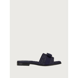 Vara Bow Slide - Bleached Denim