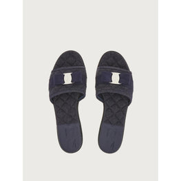 Vara Bow Slide - Bleached Denim