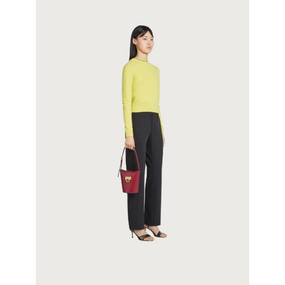 Trifolio Small Shoulder Bag - Pomegranate