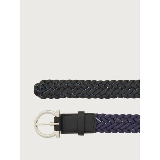 Gancini Fixed Belt - Navy Blue