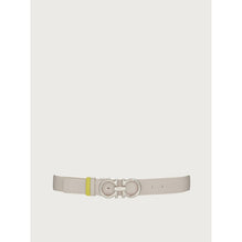 Reversible And Adjustable Gancini Belt - Calce/Cedrata