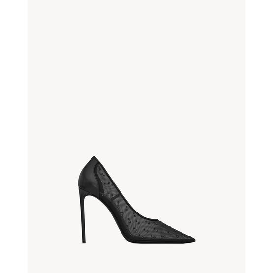 Anja 105 Pumps In Tulle R3645/Lisalp/Strass - Black/Jet