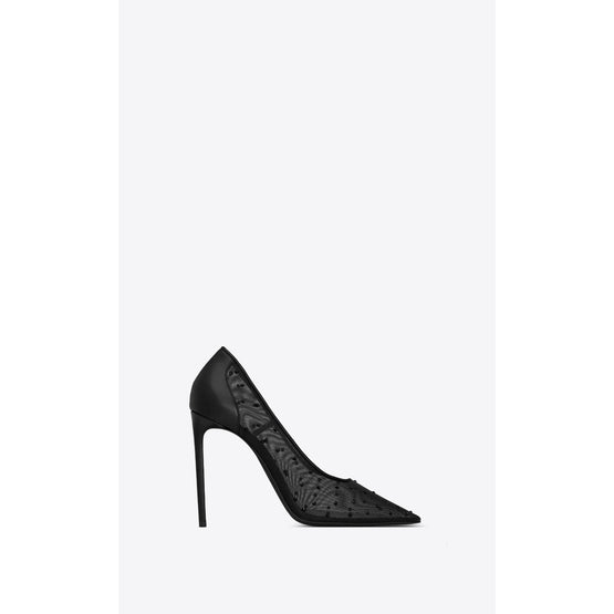 Anja 105 Pumps In Tulle R3645/Lisalp/Strass - Black/Jet