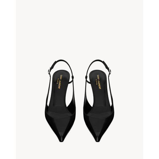 Vendome 70 SLingback Pumps In Vitello Marilyn - Black