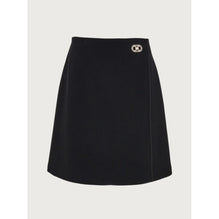 Technical Wool Skirt - Black