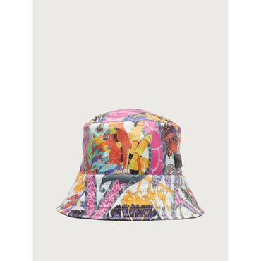 Reversible Bucket Hat - Black/Multicolor