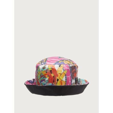 Reversible Bucket Hat - Black/Multicolor