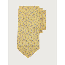 Pluto Print Silk Tie - Yellow