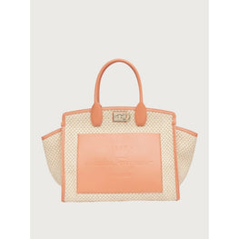 Ferragamo Studio XL Soft Bag - Sand/Lobster