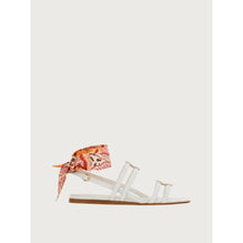 Vara Chain Sandals - White