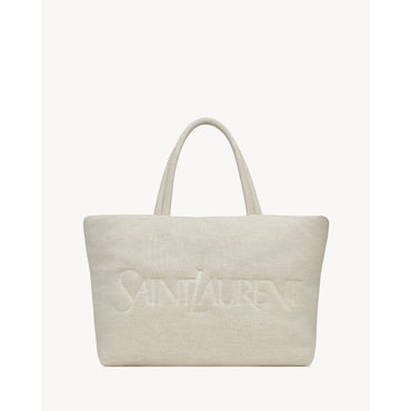 YSL BV SL TOTE E_NEW JER CHI C - CHALK BEIGE/CHAL BEI