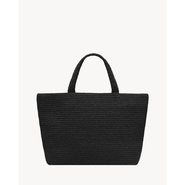 YSL BV SL TOTE E_RAFIA FULL ST - NERO/NERO