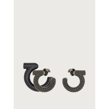 Gancini Earrings - Black