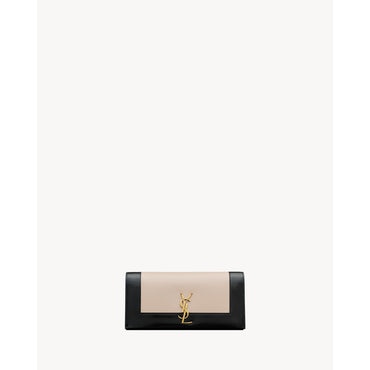 YSL BO KATE FRAM CL W_NAPPA PA - WIHTE SEAL/NERO
