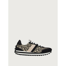 Ferragamo Unisex Sneakers - Black/Beige