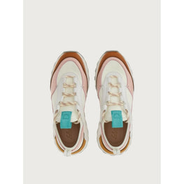 Ferragamo Pull-On Sneakers - White/Sella/Pink