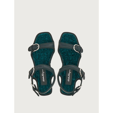 Ferragamo Nomadic Stories Sandal - Ladies - Agrifolio Blue