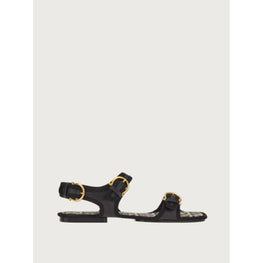 Ferragamo Nomadic Stories Sandals - Black/Beige