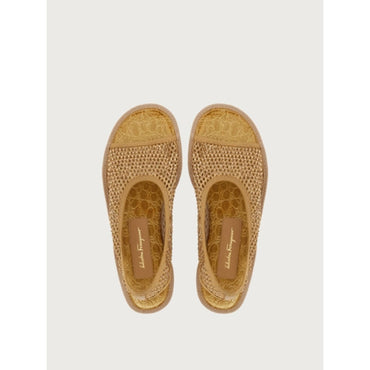 Ferragamo Nomadic Stories Sandals - Light Gold